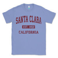 Colony Blue santa clara cali ca vintage athletic sports design Classic Tee - artisFamous