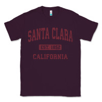 Plum santa clara cali ca vintage athletic sports design Classic Tee - artisFamous