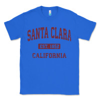 True Royal santa clara cali ca vintage athletic sports design Classic Tee - artisFamous
