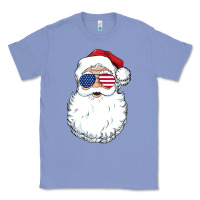 Colony Blue santa claus  u.s.a sunglasses christmas in july santa Classic Tee - artisFamous