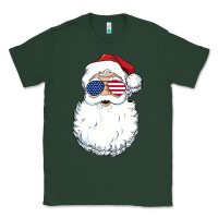 Sports Green santa claus  u.s.a sunglasses christmas in july santa Classic Tee - artisFamous