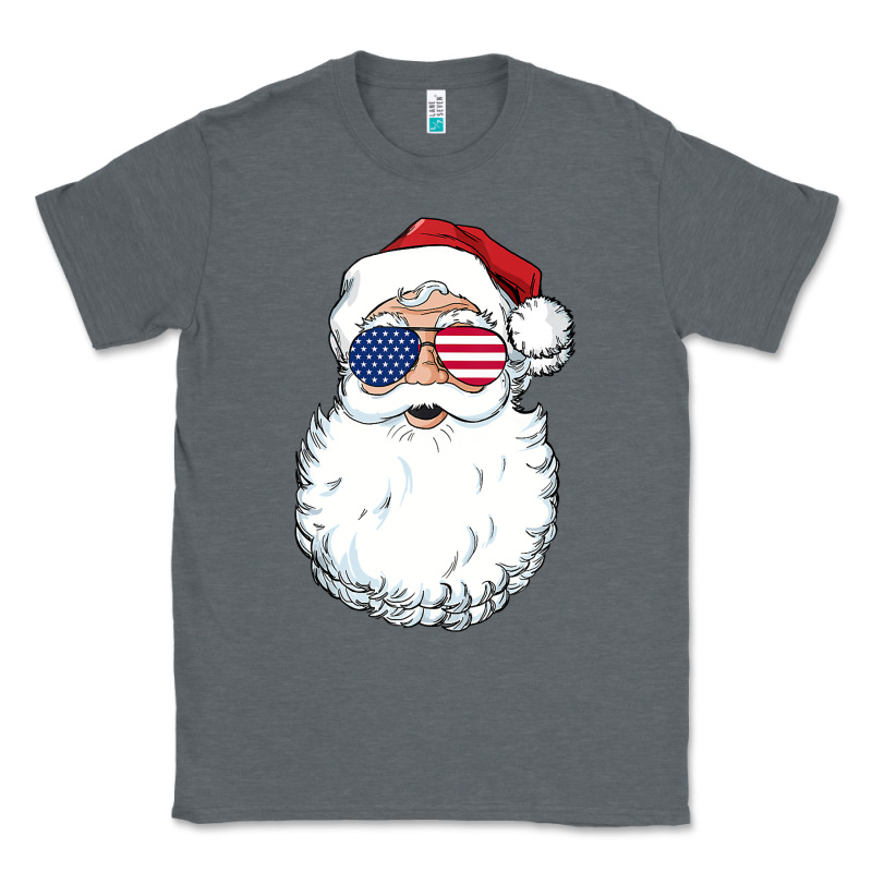 Santa Claus  U.s.a Sunglasses Christmas In July Santa Classic Tee by artisFamous | Teevron