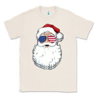 Natural santa claus  u.s.a sunglasses christmas in july santa Classic Tee - artisFamous
