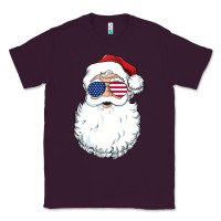 Plum santa claus  u.s.a sunglasses christmas in july santa Classic Tee - artisFamous