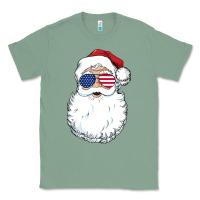 Sage santa claus  u.s.a sunglasses christmas in july santa Classic Tee - artisFamous