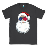 Smoke santa claus  u.s.a sunglasses christmas in july santa Classic Tee - artisFamous