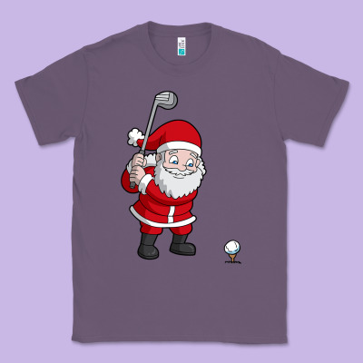 Santa Claus Golf Christmas Golfer Golfing Gift Classic Tee Designed By Artisfamous