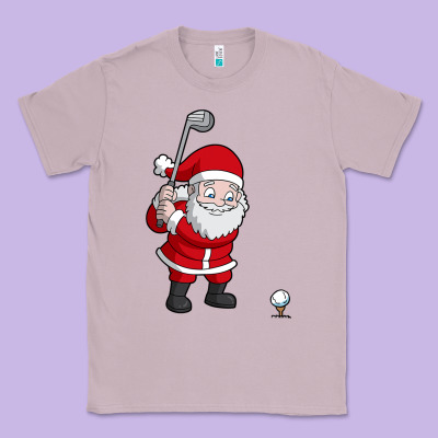 Santa Claus Golf Christmas Golfer Golfing Gift Classic Tee Designed By Artisfamous