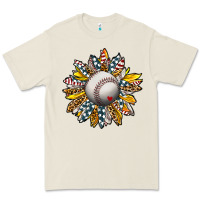 Bone Baseball Sunflower Premium Tee - CowhideDigitalArt