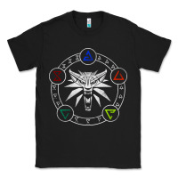 Black camiseta witcher Classic Tee - artisFamous