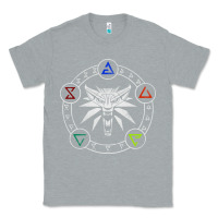 Heather Grey camiseta witcher Classic Tee - artisFamous