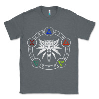 Charcoal Heather camiseta witcher Classic Tee - artisFamous