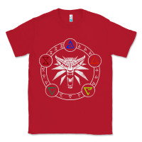 Red camiseta witcher Classic Tee - artisFamous