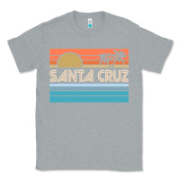 Heather Grey santa c.r.u.z cali sunset 70s 80s surfer summer sun Classic Tee - artisFamous