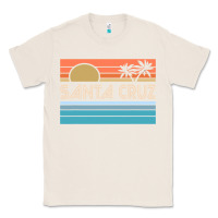 Natural santa c.r.u.z cali sunset 70s 80s surfer summer sun Classic Tee - artisFamous