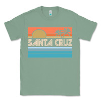 Sage santa c.r.u.z cali sunset 70s 80s surfer summer sun Classic Tee - artisFamous