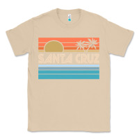Mushroom santa c.r.u.z cali sunset 70s 80s surfer summer sun Classic Tee - artisFamous