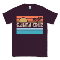 Plum santa c.r.u.z cali sunset 70s 80s surfer summer sun Classic Tee - artisFamous