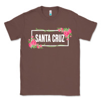 Chestnut santa c.r.u.z cali  floral hibiscus flower Classic Tee - artisFamous