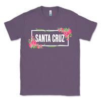 Lavender santa c.r.u.z cali  floral hibiscus flower Classic Tee - artisFamous