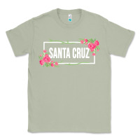Matcha santa c.r.u.z cali  floral hibiscus flower Classic Tee - artisFamous