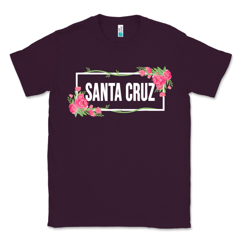 Santa C.r.u.z Cali  Floral Hibiscus Flower Classic Tee by artisFamous | Teevron
