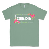 Sage santa c.r.u.z cali  floral hibiscus flower Classic Tee - artisFamous