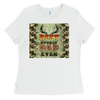 Best Buckin' Dad Ever Ladies Tee | Teevron