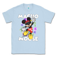 Dusty Blue macho mouse Classic Tee - artisFamous