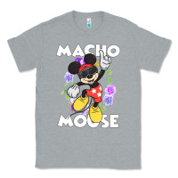 Heather Grey macho mouse Classic Tee - artisFamous