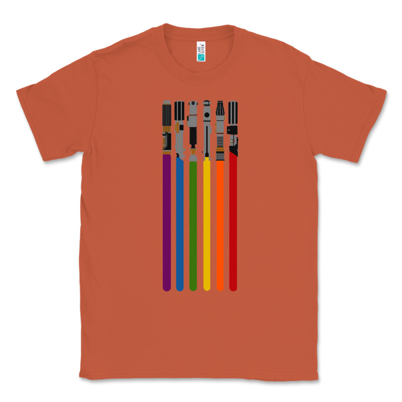 Rainbow Lightsaber Classic Tee by artisFamous | Teevron
