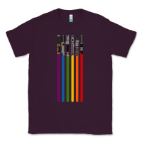 Plum rainbow lightsaber Classic Tee - artisFamous