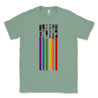 Sage rainbow lightsaber Classic Tee - artisFamous