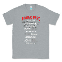 Heather Grey shark fest Classic Tee - artisFamous