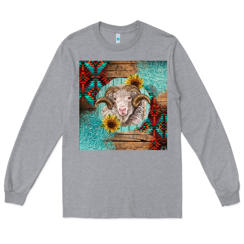 Western Merino Long Sleeve Tee by BarkalooDesign | Teevron