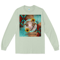 Matcha western merino Long Sleeve Tee - BarkalooDesign