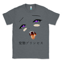 Charcoal Heather ahegao face girl Classic Tee - artisFamous
