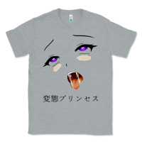Heather Grey ahegao face girl Classic Tee - artisFamous