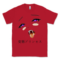 Red ahegao face girl Classic Tee - artisFamous