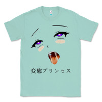 Seafoam ahegao face girl Classic Tee - artisFamous
