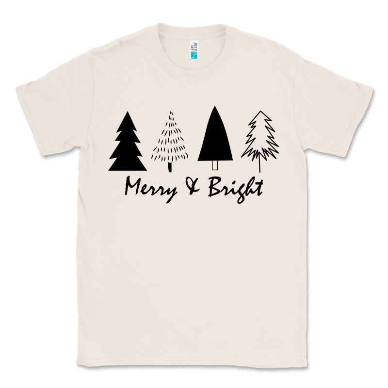 Merry And Bright Classic Tee by artisFamous | Teevron