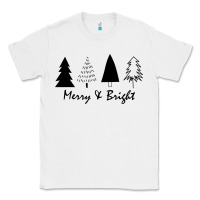 White merry and bright Classic Tee - artisFamous
