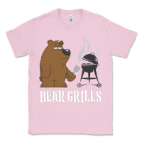Bubblegum Pink Bear Grills Grylls Classic Tee - artisFamous