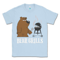 Dusty Blue Bear Grills Grylls Classic Tee - artisFamous