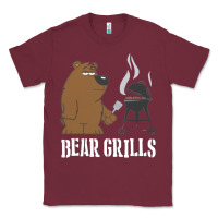 Burgundy Bear Grills Grylls Classic Tee - artisFamous