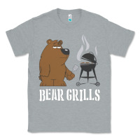 Heather Grey Bear Grills Grylls Classic Tee - artisFamous