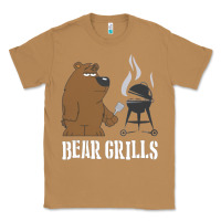 Toasted Coconut Bear Grills Grylls Classic Tee - artisFamous