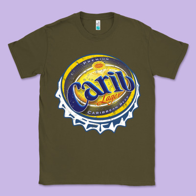Carib Beer Classic Tee Designed By Artisfamous