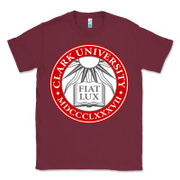 Burgundy clark university Classic Tee - artisFamous