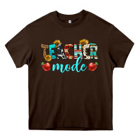 Chocolate Brown teacher mode Heavy Core Tee - BundleAndBundleShop